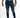 Franco Men's Slim Fit Blue Jeans featuring a distressed medium wash with ripped knees and white sneakers.