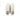 Top view of Carbon Urban Signature Logo Sneakers in white with gold hardware and lace-up streetwear design.