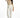 Model wearing Maisie white high-waisted tailored trousers with a beige bodysuit and black heels on a white background.