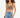 Model wears the Erin Ribbed Tank Top in Wild Mushroom brown with a gathered bust and distressed denim shorts.