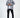 Model wearing the Tom Grey Washed Denim Shirt with button-flap pockets, styled with black jeans and white sneakers.