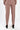 Rear view of the Fiona Pants Set in Wild Mushroom, featuring tailored trousers and a matching blazer.