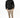 Man wearing the black Miles Top, a fuzzy textured long-sleeve crewneck sweater, paired with tan chinos.