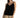 Model in black Hallie Lace Tank Top with eyelash floral lace V-neck overlay and spaghetti straps in carbon.