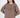 Model wearing a brown California Top oversized sweatshirt with San Francisco embroidery and drop shoulder seams.