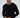 Men's Carbon Jeans Show Must Go On black long sleeve graphic tee with white text detail at the hem.