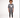 Model wearing an oversized Philadelphia acid wash graphic tee in grey with black leggings and sneakers.