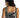 Back view of Marlee black and white tribal print knit crop top with smocked back and thick straps for streetwear aesthetic.