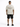 A person wearing a light-colored oversized t-shirt with a dice graphic and text on the back, paired with black cargo...