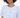 Light blue cropped top with short sleeves, featuring button closures and two front pockets.