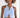 Model in light blue Tori ribbed halter crop top with keyhole cutouts and metal hardware details.