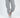 Model wearing Lily Jacket Set light grey joggers with drawstring waist, elastic cuffs, and matching cropped zip jacket.