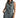 Model in Faye Denim Jumpsuit, a sleeveless blue washed utility one-piece with front zipper and cargo pockets.