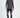 Man in the Tyson grey turtleneck knit sweater paired with black distressed skinny jeans and sneakers.