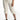 White Freya wide-leg pants featuring a high-waisted smocked drawstring and elastic cuffs on a model.