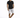 A man stands confidently in a fitted black t-shirt and distressed gray shorts, paired with black sneakers.