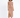 A model showcases a fitted, sleeveless dress with a side cutout and thigh-high slit, paired with strappy heels.