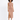 A model showcases a fitted, sleeveless dress with a side cutout and thigh-high slit, paired with strappy heels.