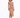 A model poses in a fitted, sleeveless dress with side cutouts and a thigh-high slit, paired with strappy heels.