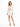 A model poses in a white long-sleeve dress featuring cut-out details and a fitted silhouette, paired with black heels.