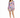 A model poses in a vibrant floral dress with long sleeves and a cinched skirt, showcasing a playful design.