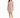 A woman stands confidently in a soft pink sleeveless dress, paired with black strappy heels.