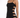 A close-up of a fitted black dress featuring cut-out details and thin straps, showcasing a sparkly texture.
