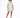 A model poses in a light green, short-sleeve dress with a collar, paired with black open-toe heels.