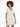 A model poses in a short, light green dress with a textured pattern and a collared neckline.