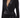 Elegant black wrap dress featuring a deep V-neck and satin lapels, cinched with a tied waist detail.