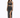 A model poses in a shimmering black two-piece outfit featuring a cropped top and a high-slit skirt.