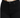 Close-up of a fitted black denim bottom with a high waist, paired with a ribbed beige top.