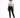 A model stands confidently in a graphic tee and black skinny jeans, paired with stylish black sneakers.