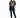 A woman stands confidently in a cropped graphic tee featuring a Florida design, paired with dark skinny jeans and bla...