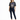 A woman stands confidently in a cropped graphic tee featuring a Florida design, paired with dark skinny jeans and bla...