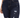 Close-up of dark denim jeans featuring distressed details and a high-waisted design with visible stitching.