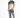 A man stands confidently in relaxed-fit gray cargo jeans with multiple pockets, paired with a gradient t-shirt.