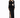 A model poses in a black long-sleeve dress featuring cutouts and a thigh-high slit, paired with black heels.
