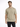 A man wearing a light beige t-shirt with a round neckline and short sleeves, paired with dark jeans.