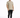 A man wearing a light beige t-shirt and black jeans stands confidently against a plain background.