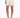 Light beige shorts paired with a matching top, complemented by black open-toe heels.