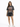 A woman stands wearing a vintage-style graphic t-shirt with an eagle design, paired with black shorts and sneakers.