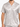 Short-sleeve shirt in light gray with a subtle palm leaf pattern and button-up front.