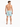 A man stands with his back to the camera, wearing colorful swim shorts featuring a palm tree pattern.