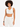 A model with curly hair wears a sleeveless, draped top paired with light-colored, relaxed-fit pants.