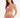A woman models a sleeveless, cowl-neck crop top in soft pink fabric, paired with matching relaxed-fit pants.