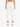 Lightweight, cream-colored joggers with an elastic waistband and side pockets, worn with white sneakers.