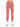 Soft pink joggers with side pockets and elastic cuffs, paired with white sneakers for a casual look.