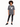 A model wearing a loose-fitting, gray graphic tee with "Philadelphia" text, paired with black leggings and sneakers.