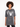 A model wearing a loose-fitting, vintage-style gray tee with a graphic design featuring "Philadelphia."